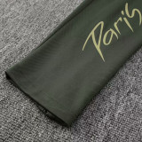 24/25 PSG Military Grass Green Kids Half Pull Tracksuit  (半拉链)(儿童）