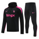 24/25 CHE Black Pink Hooded  Tracksuit
