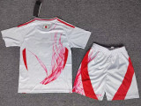 24/25  Japan  Away White (Y-3) Kids Soccer Jersey