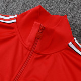 25/26  Man Utd Red & Black pants  Kids Jacket Tracksuit#E2596 童装、黑裤