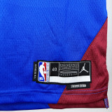 22/23 Nuggets # 4 Blue Flying ManTop Quality Hot Pressing NBA Jersey