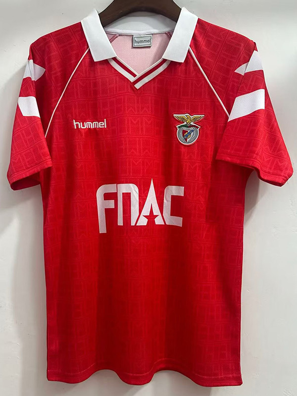 1989/1990 Benfica Home  Retro Soccer Jersey