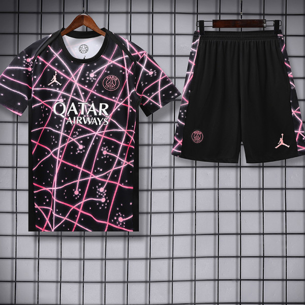 25/26 PSG Black network Training Short Suit