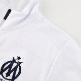 24/25 Marseille White  Jacket Tracksuit 03
