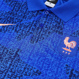 25/26 France Royal Blue polo shirts pants suit