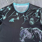 24/25 RMA  Leopard Black Green  Fans Training shirts