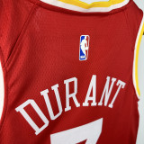 ROCKETS DUR ANT #7 Retro Red Top Quality Hot Pressing NBA Jersey