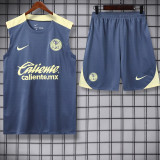 24/25 Club America Grey Tank top and shorts suit