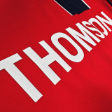 2004/2005 PSG Paris Away Red Retro Soccer Jersey(8A)