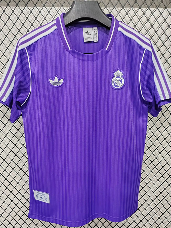 25/26 RMA Retro Editio Purple Fans Soccer Jersey