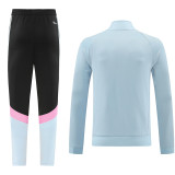 24/25 JUV Grey White Jacket Tracksuit(03)