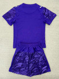 25/26 Marseille Goalkeeper Purple  Kids Soccer Jersey