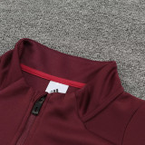 24/25 Bayern Dark Red Jacket Tracksuit