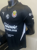 24/25 Chivas Black Goalkeeper Player Version Soccer Jersey