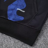 25/26 Man Utd Blue Black Jigsaw puzzle Hooded  Tracksuit