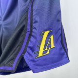 24/25 Lakers Purple City EditionTop Quality NBA Pants