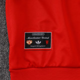 25/26  Man Utd Red & Black pants  Kids Jacket Tracksuit#E2596 童装、黑裤