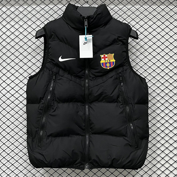 25/26 BAR NK Black Add Cotton  Adult Vest#J3305