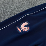 26/27 France Royal Blue Retro Jacket Tracksuit