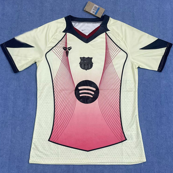 25 /26 BAR Light Yellow Special Edition  Fans Soccer Jersey