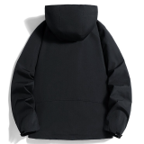 2025  Man City New Edition Black  Thickened Assault  Hooded Windbreaker