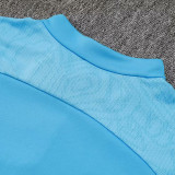 24/25 Man City Sky Blue Half Pull Tracksuit  (半拉链)