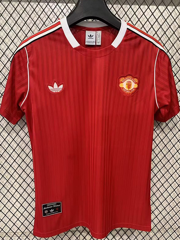 25/26 Man Utd Retro Editio Red Fans Soccer Jersey