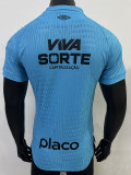 25/26 Santos FC Third   Player Version  Soccer Jersey(Print All Sponsor)(新全广告)