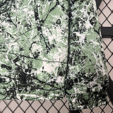 2024 Man Utd Black& White Green Double sided Windbreaker (双面风衣)