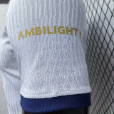 25/26 BAR White Team Logo Special Edition Player Version Soccer Jersey(队标）