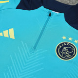 24/25 Ajax Sky Blue Half Pull Tracksuit  (半拉链)