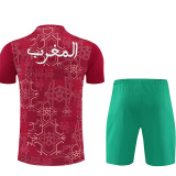 26/27 Morocco Red Training Shorts Suit