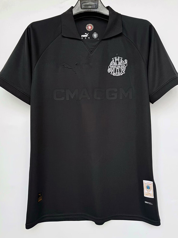 24/25 Marseille  125th Anniversary Edition Black Fans Soccer Jersey