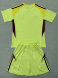 25/26  Aston Villa Goalkeeper Blue Kids  Soccer Jersey