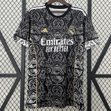 24/25 RMA Black Puzzle Special Edition Fans Training shirts
