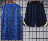 24/25 Club America Royal Blue Tank top and shorts suit