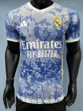 24/25 RMA  Blue White Player Version Training Shirts