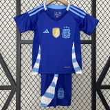 24/25  Argentina Away Kids Soccer Jersey