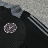 24/25 Inter Miami Black Half Pull Tracksuit  (半拉链)
