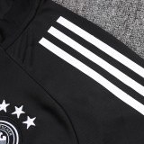 25/26 Germany Black Half Pull Tracksuit #B2586 (四星\半拉链)