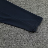 24/25 England  Sapphire Blue Kids Half Pull Tracksuit  (半拉链、童装)