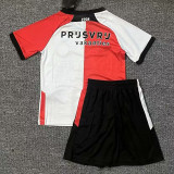 24/25 Feyenoord Home Kids  Soccer Jersey