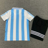 1994 Argentina Home Kids Retro Soccer Jersey