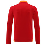 24/25 AD Red Half Zipper Sportswear # 801红色(半拉链)