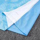 25/26 Man City Light Blue Inkjet Training Short Suit#D25219
