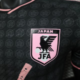 24/25 Japan Black（Pink knife）Player Version Soccer Jersey（粉黑袖口）