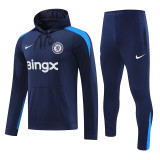 24/25 CHE  Dark Blue Hooded  Tracksuit