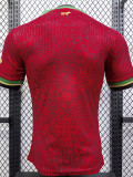 25/26 Portugal Red Grid Special Edition Player Version Soccer Jersey