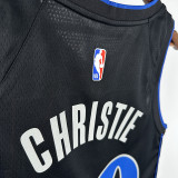 23/24 Dallas Mavericks CHRISTIE #00 Black City Edition Top Quality Hot Pressing NBA Jersey