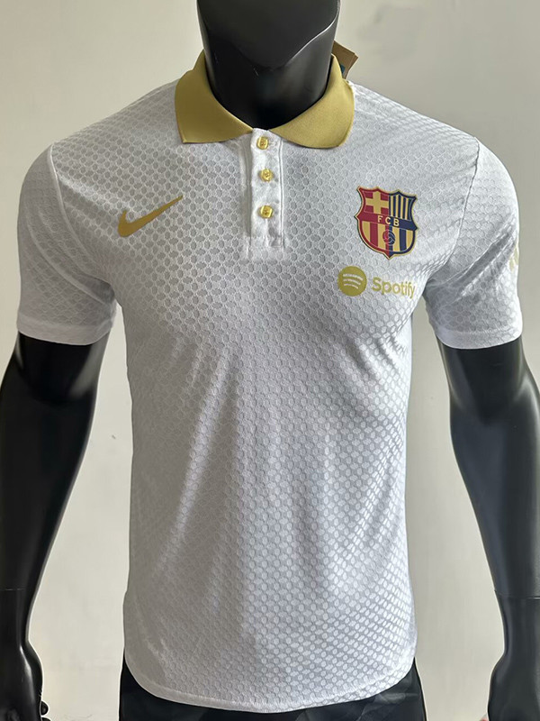 25/26 BAR White 125Anniversary Edition Player Version  Polo Shirt